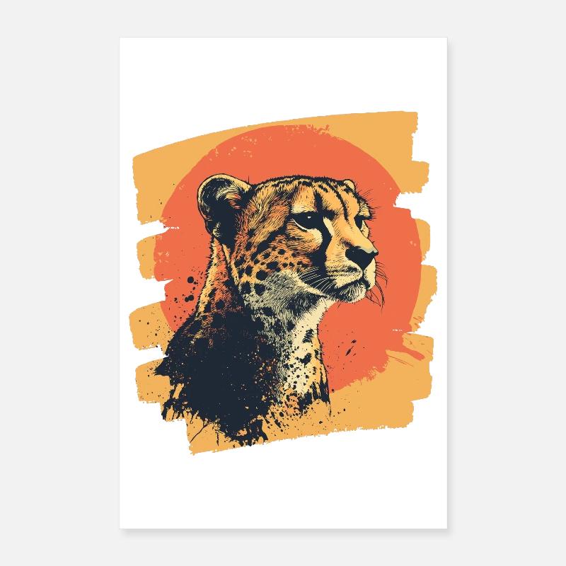 Gepard Poster 40x60 cm