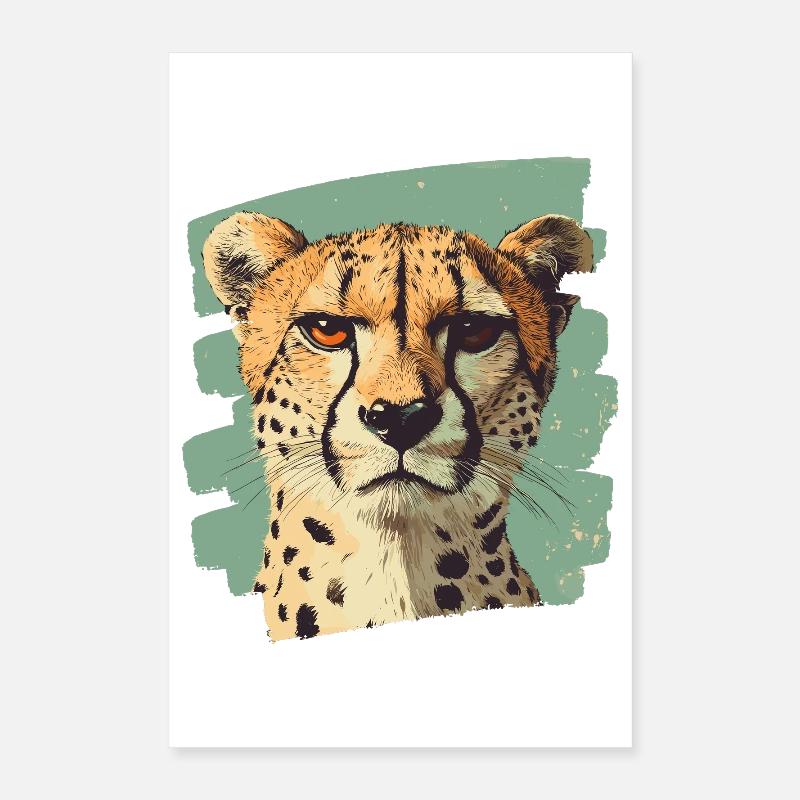 Guépard Poster 40 x 60 cm