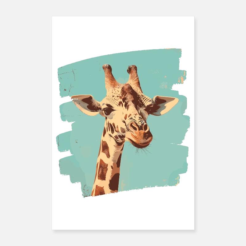 Giraffe Poster 40x60 cm