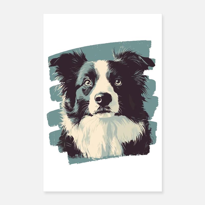 Border Collie Poster 40 x 60 cm