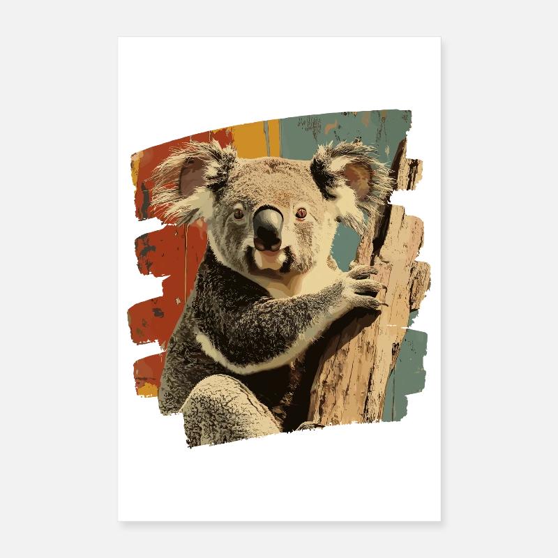 Koala Bär Poster 40x60 cm