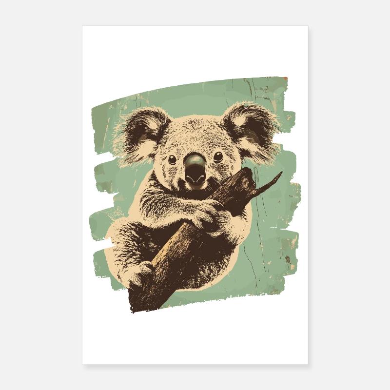Ours Koala Poster 40 x 60 cm