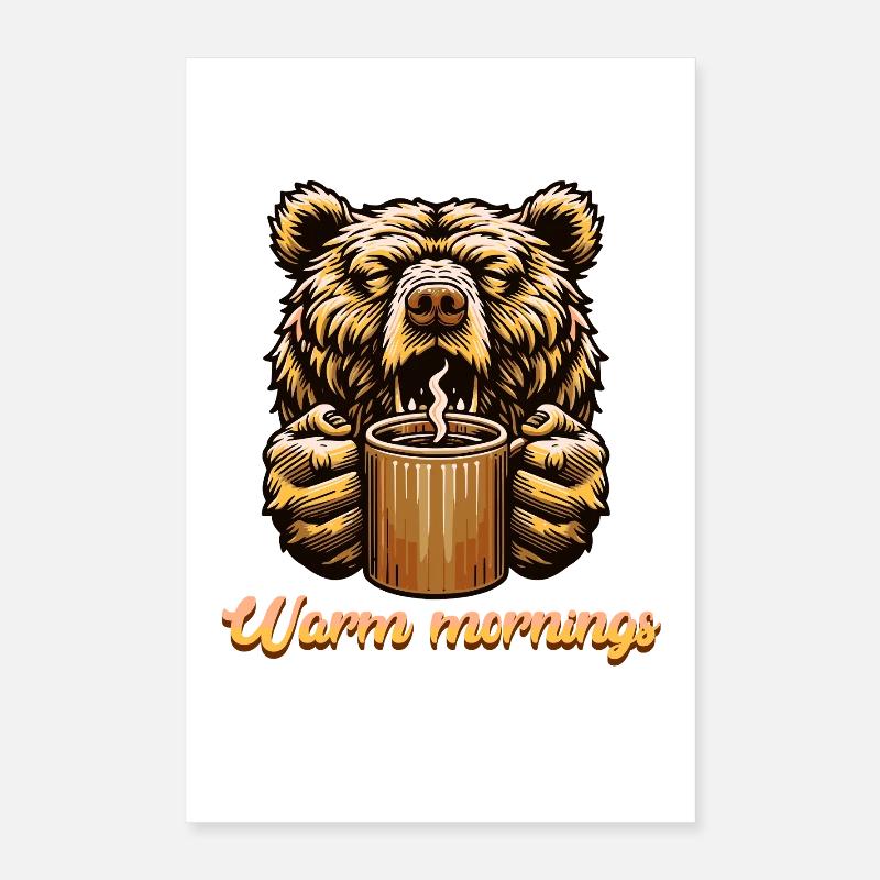 Warm mornings Poster 40x60 cm