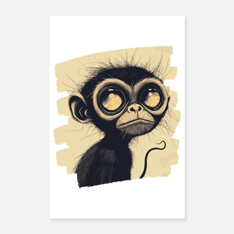 Affe Poster 40x60 cm