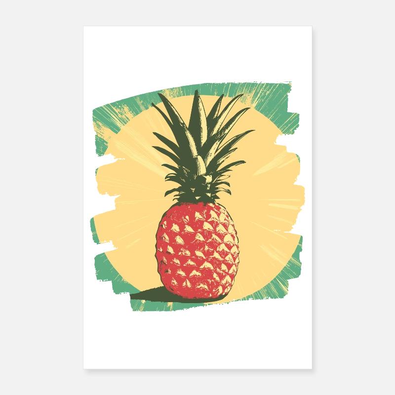 Pineapple Poster 16" x 24" (40x60 cm)