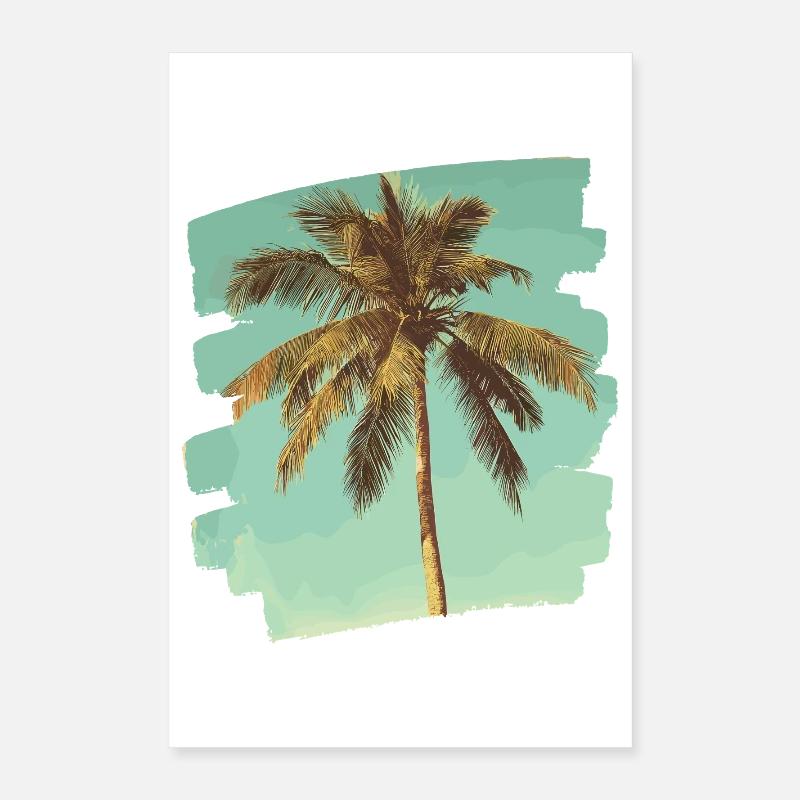 Palme Retro Poster 40x60 cm