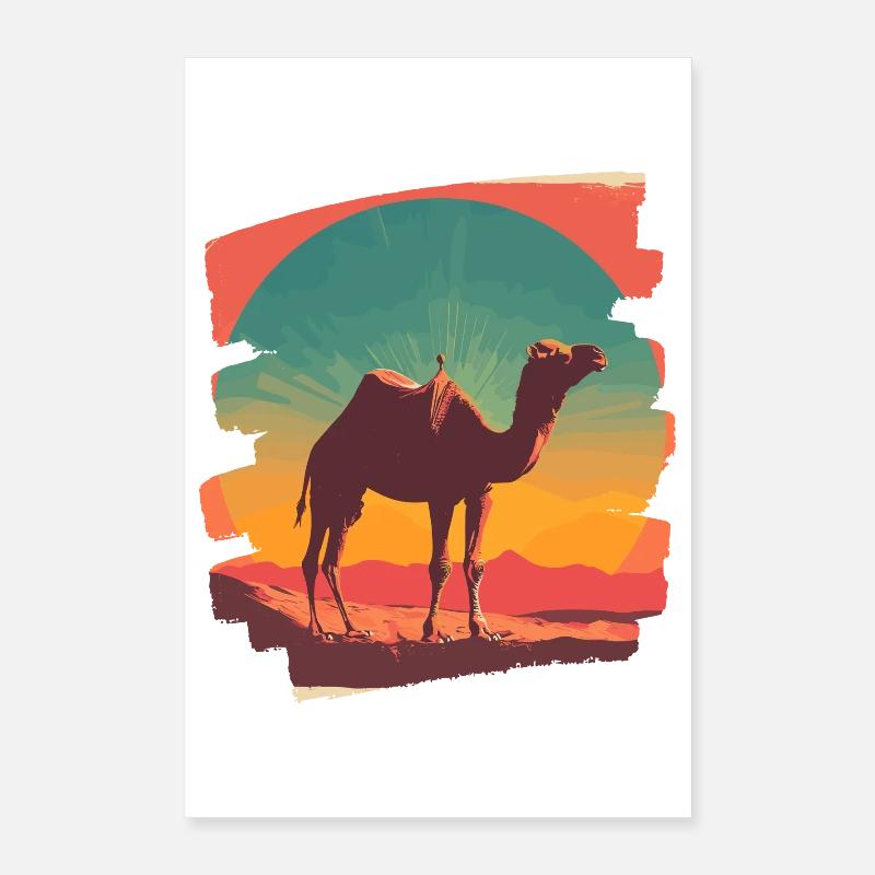 Kamel Poster 40x60 cm