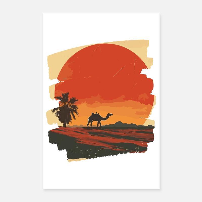 Camel Poster 16" x 24" (40x60 cm)