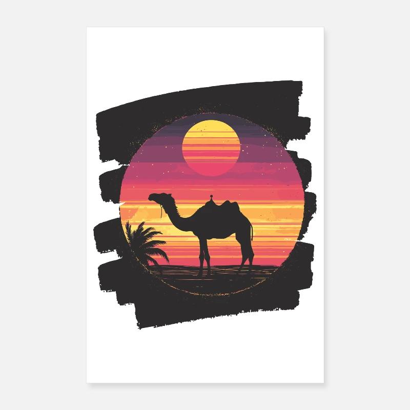 Camel Poster 16" x 24" (40x60 cm)