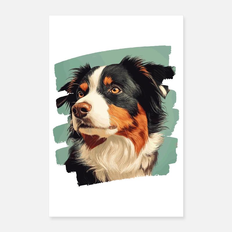 Australian Shepherd Poster 40x60 cm