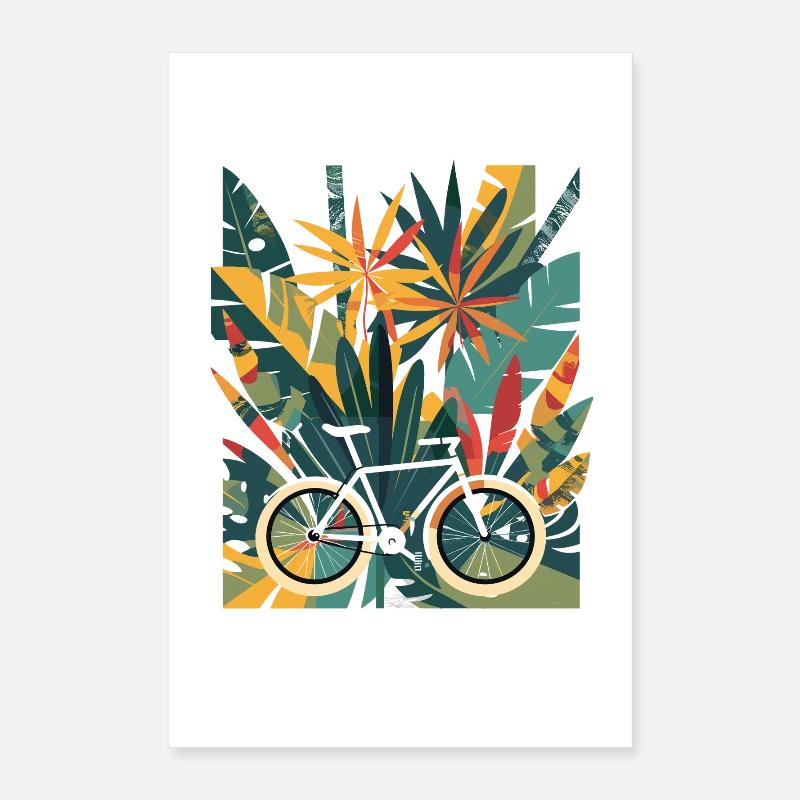 Cycling Poster 16" x 24" (40x60 cm)