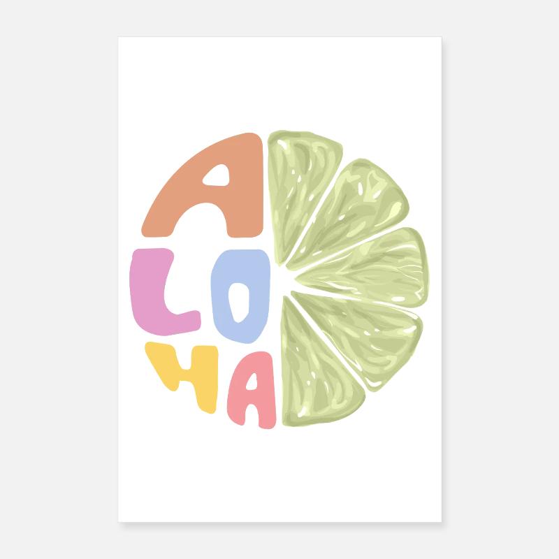 Aloha Poster 16" x 24" (40x60 cm)