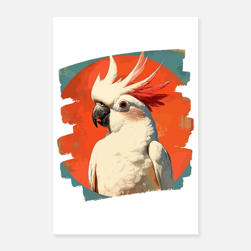 Cacatoès Poster 40 x 60 cm