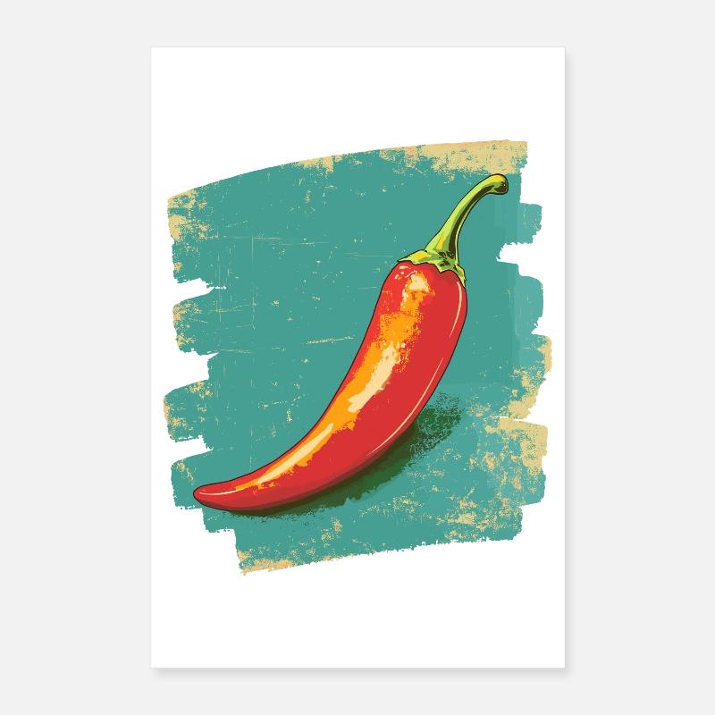 Chili Poster 40x60 cm