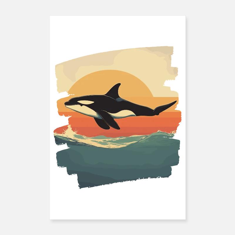 Orca Poster 40x60 cm
