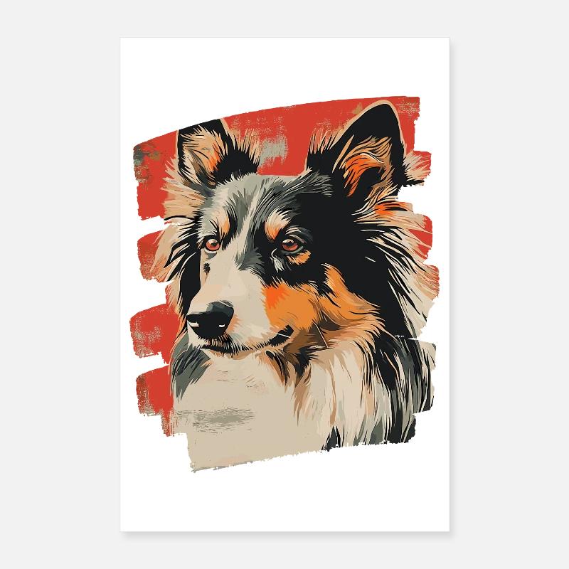 Collie Poster 16" x 24" (40x60 cm)