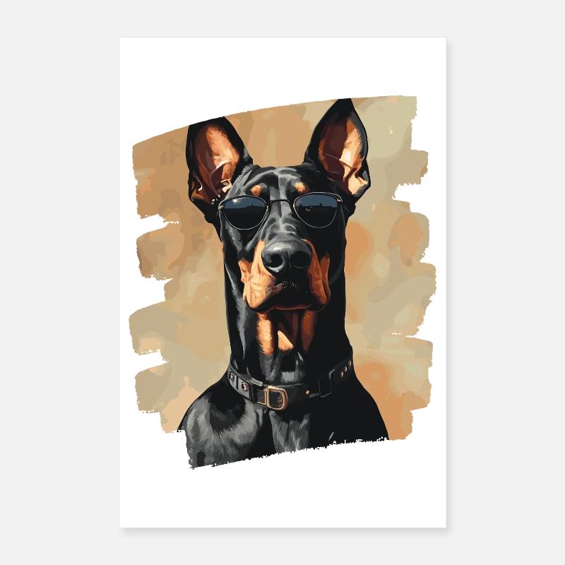 Doberman Poster 40 x 60 cm