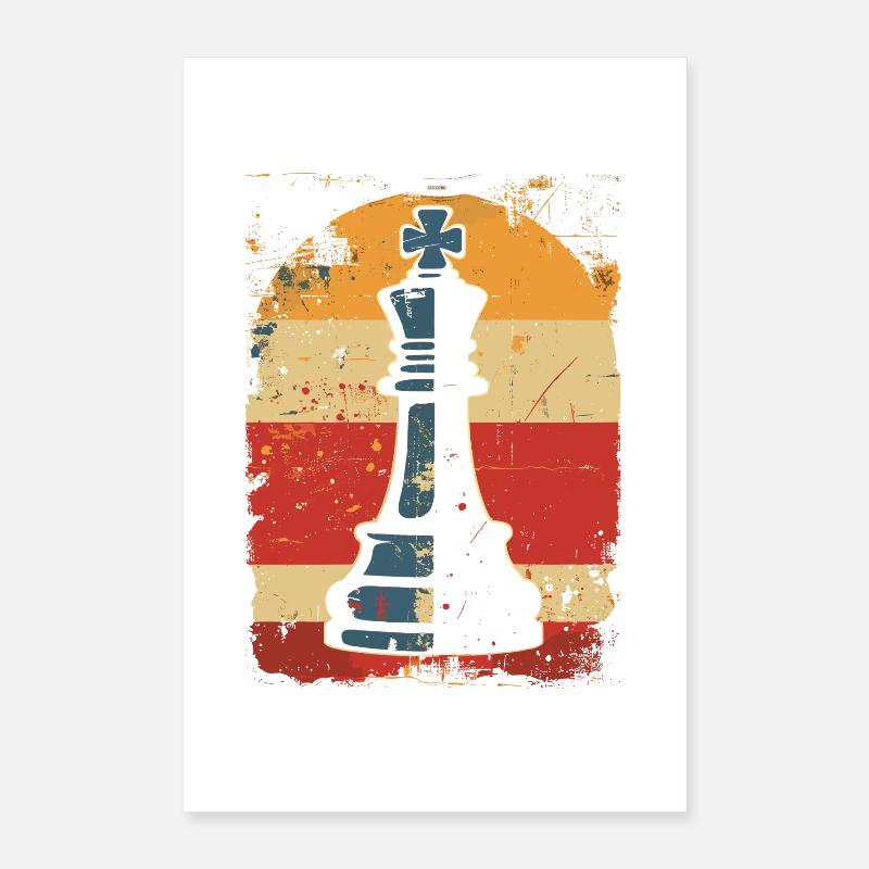 Chess piece Steamwave Poster 16" x 24" (40x60 cm)