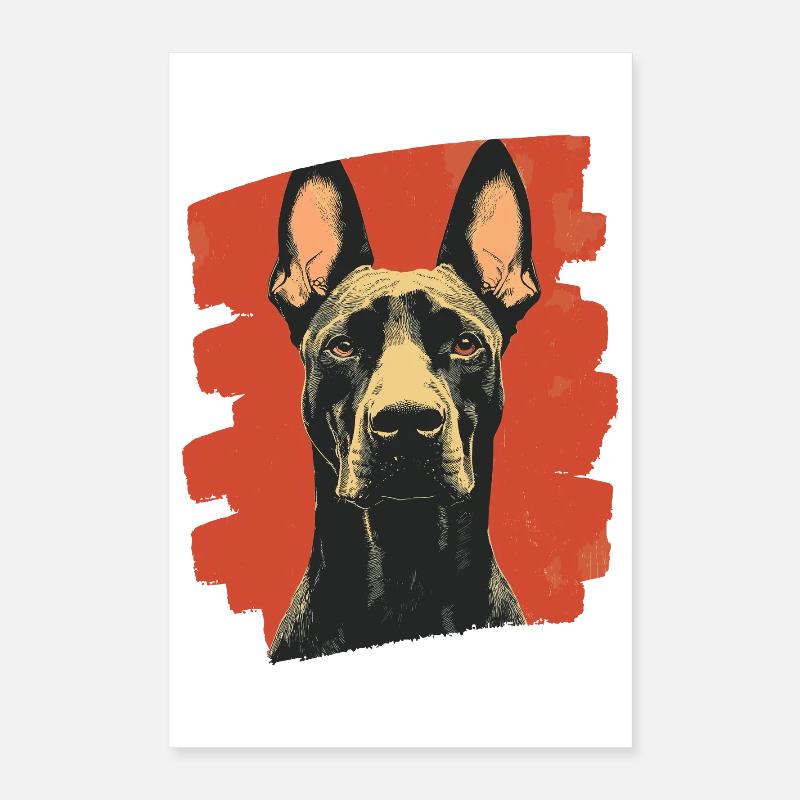 Dobermann Poster 40x60 cm