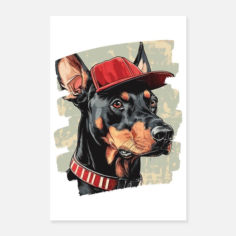 Dobermann Poster 40x60 cm