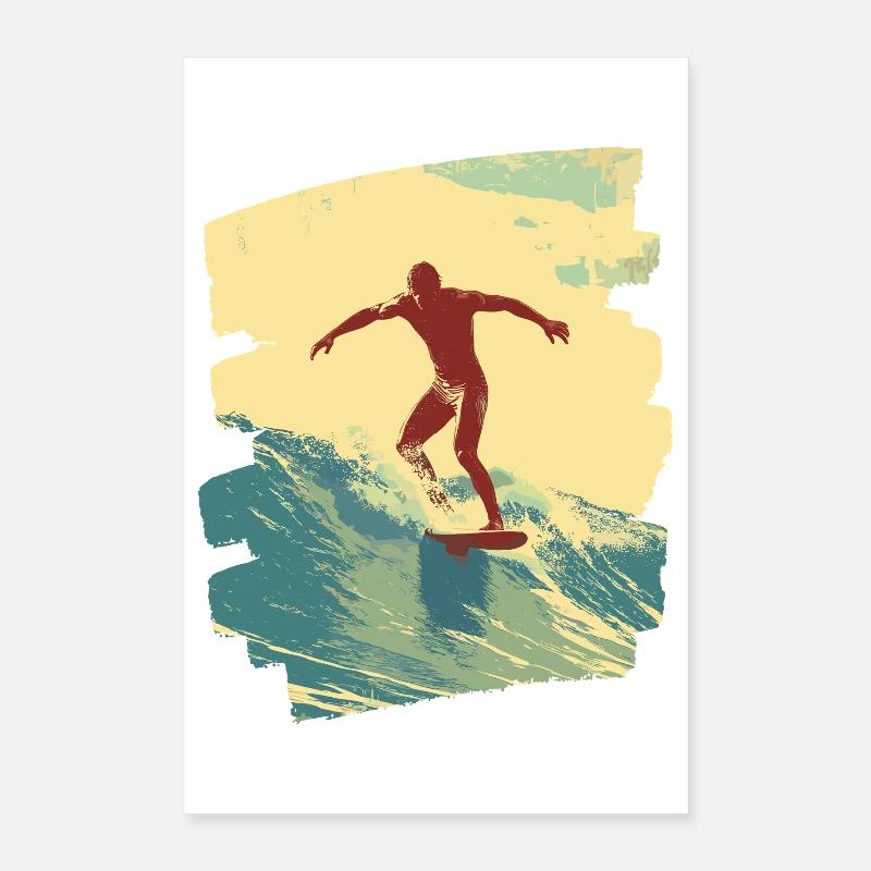 Surfer Poster 40x60 cm