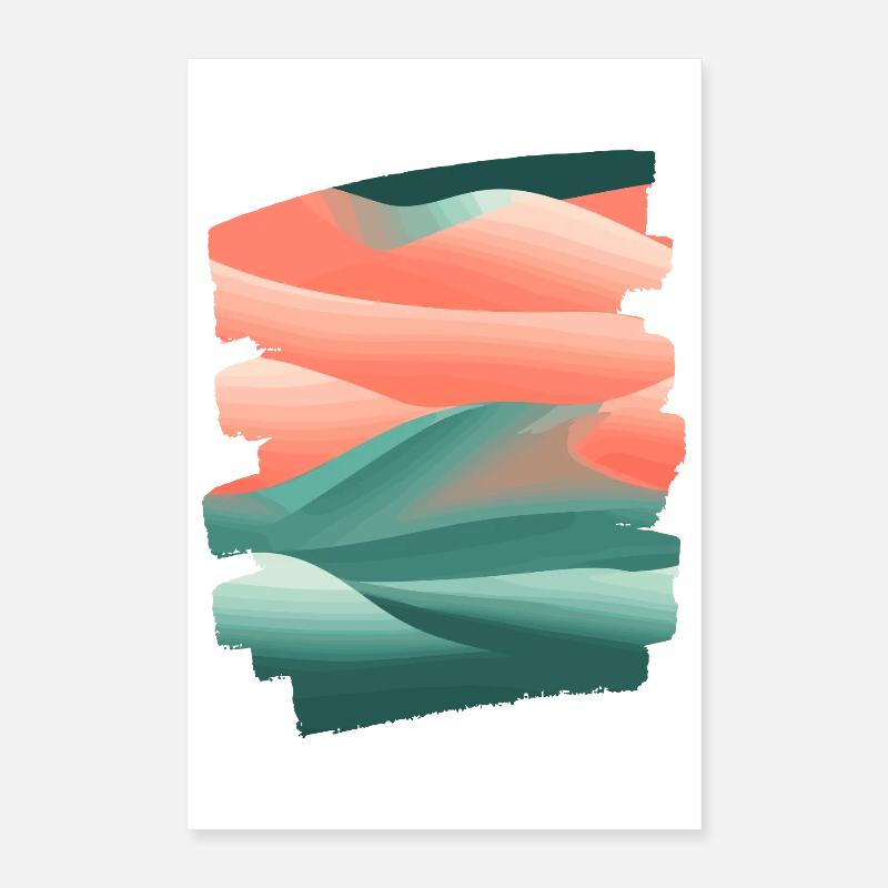 Art abstrait Poster 40 x 60 cm