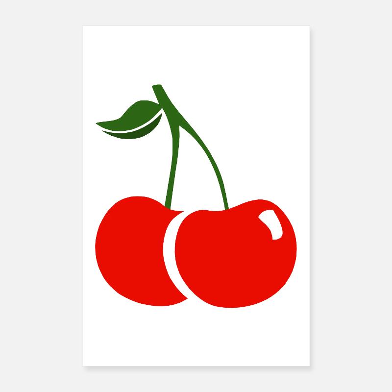 Kirsche, Rote Kirschen Poster 40x60 cm