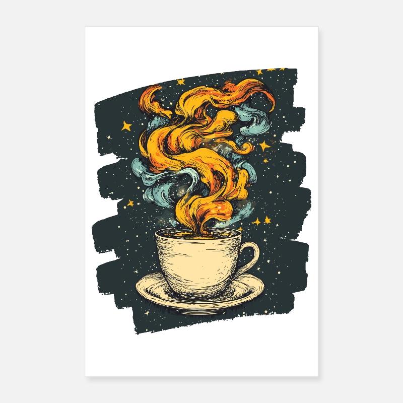 Café Café Amateurs de café Poster 40 x 60 cm