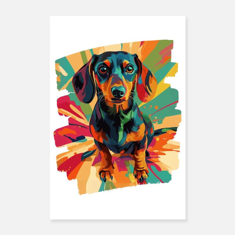 Dackel Poster 40x60 cm