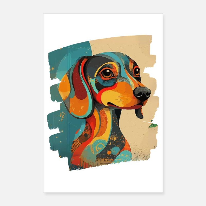 Dackel Poster 40x60 cm