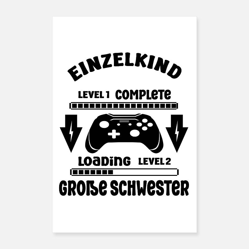 Einzelkind Complete - Loading Große Schwester 2026 Poster 40x60 cm