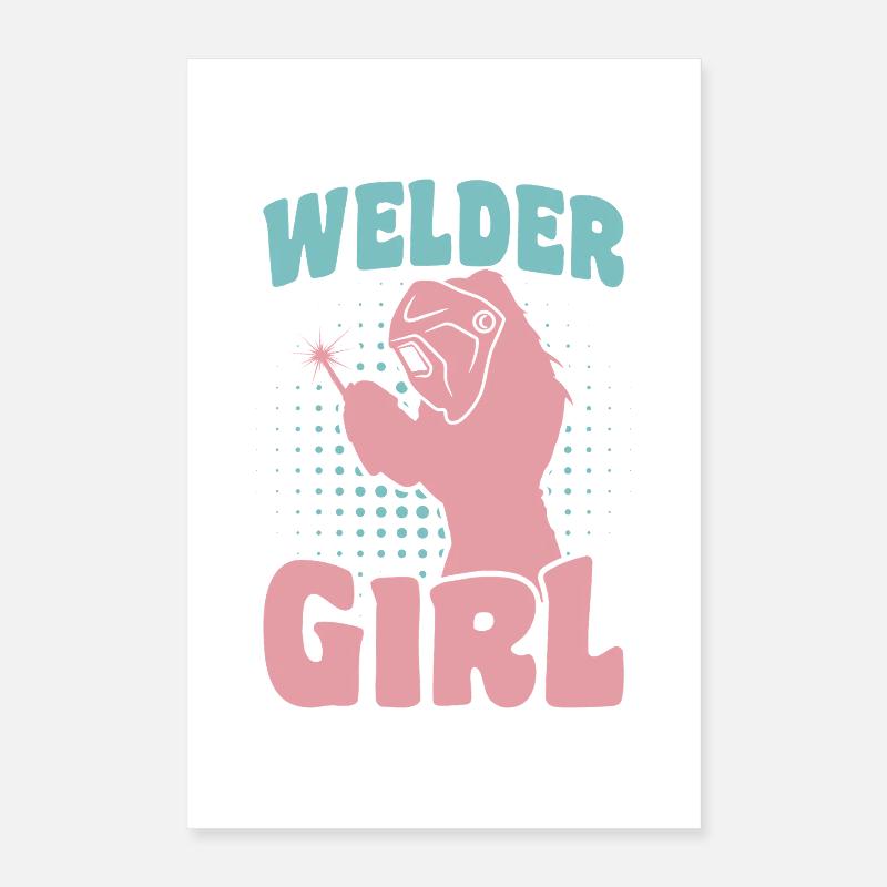 Funny Welder Poster 16" x 24" (40x60 cm)