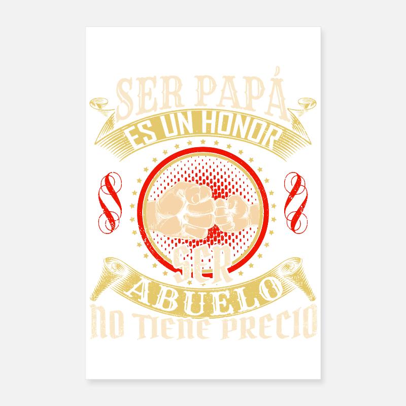 Ser Papá Es Un Héroe Poster 40x60 cm