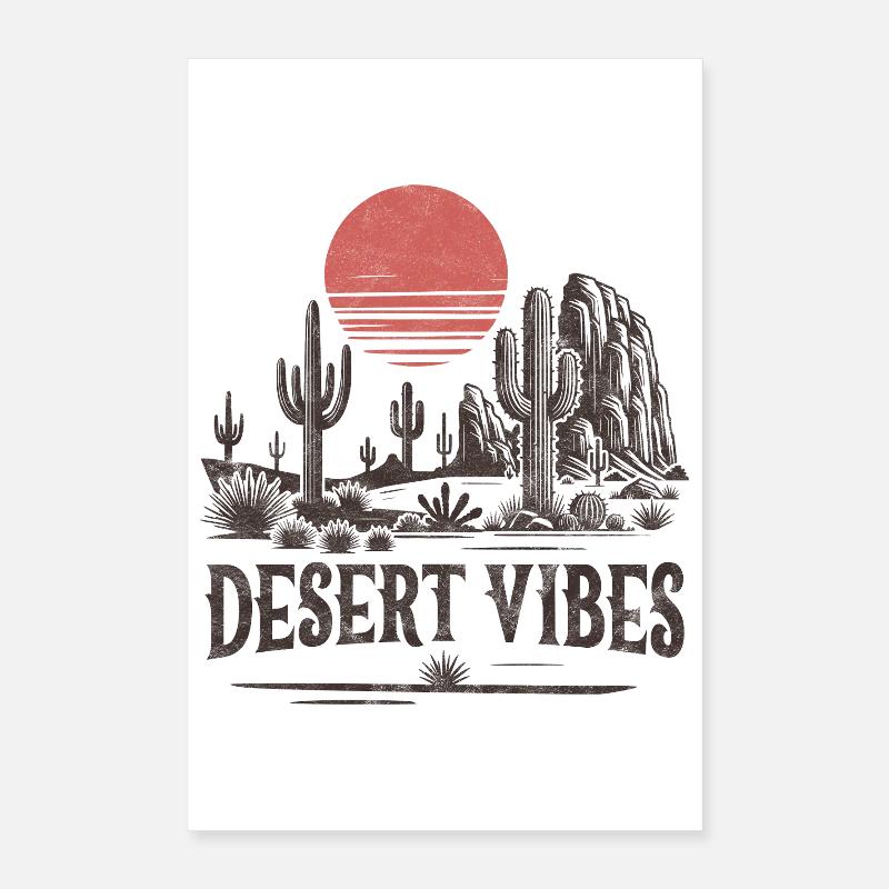 Ambiance du désert Poster 40 x 60 cm