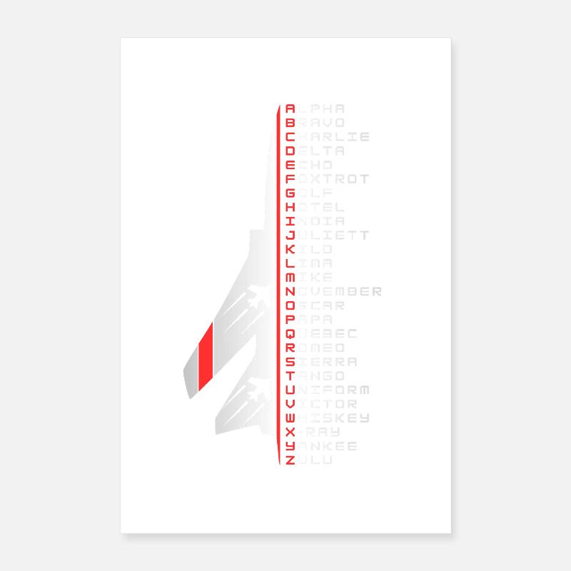 Phonetic alphabet Poster 16" x 24" (40x60 cm)