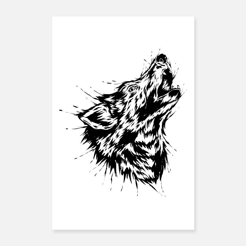 Wolf Poster 16" x 24" (40x60 cm)