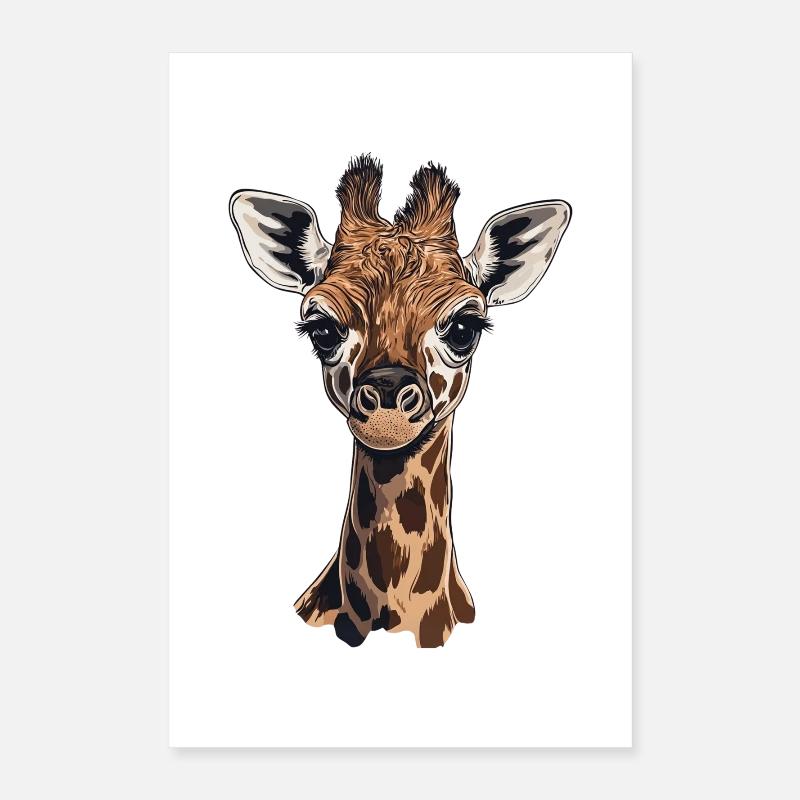 Giraffe Poster 40x60 cm