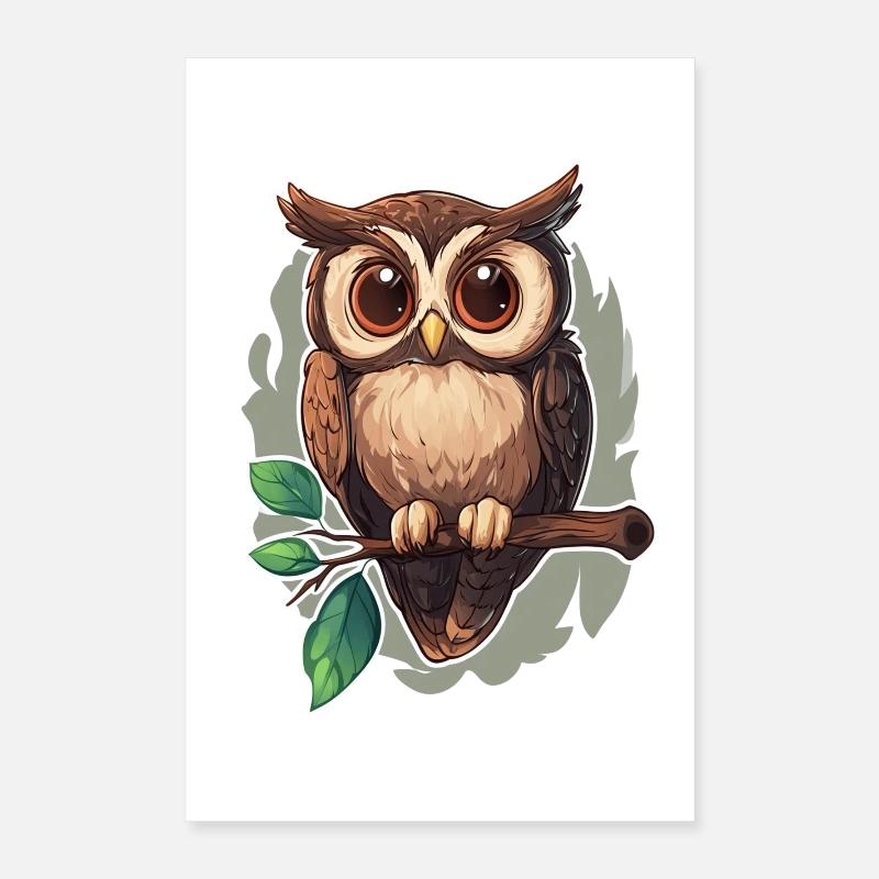 Eule Poster 40x60 cm