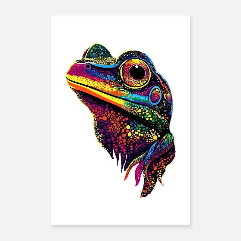Frog Little Toad Tree Frog Frog Prince Frogs Poster 16" x 24" (40x60 cm)