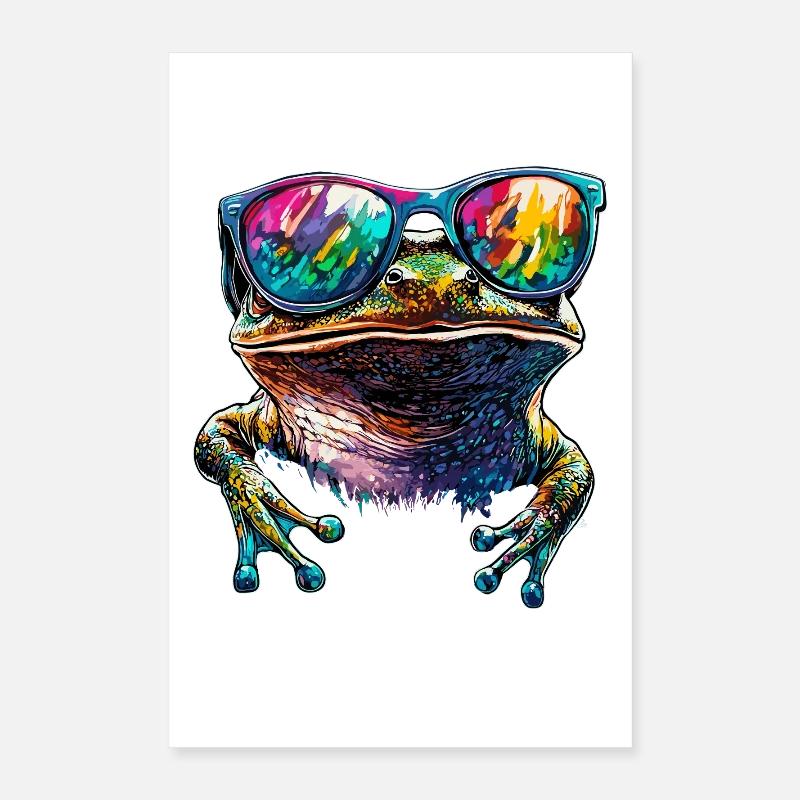 Frog Little Toad Tree Frog Frog Prince Frogs Poster 16" x 24" (40x60 cm)