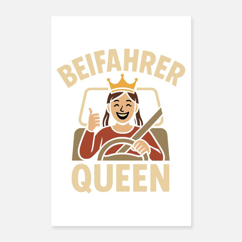Conception Queen passager Poster 40 x 60 cm