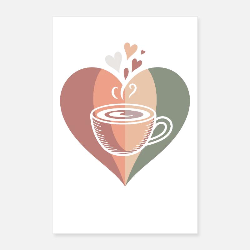 Kaffeetasse Kaffee Poster 40x60 cm