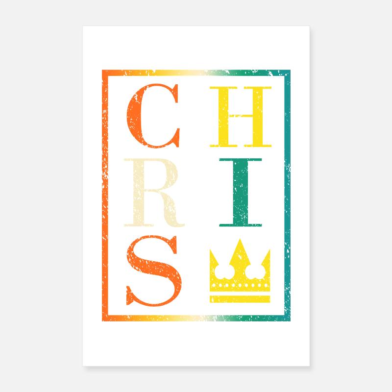Conception de collage de lettres royales Poster 40 x 60 cm