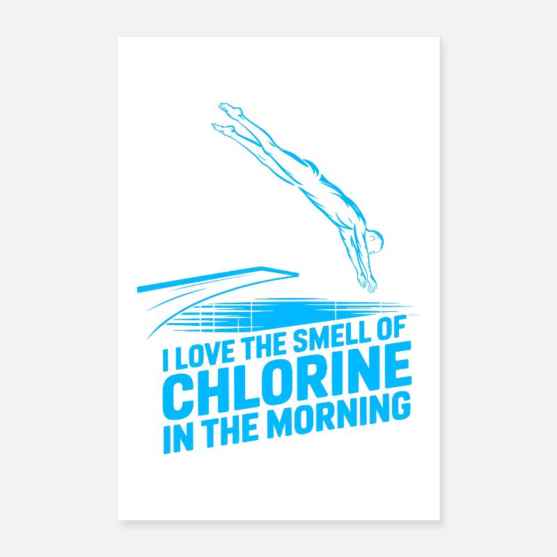 Diving diving board Poster 16" x 24" (40x60 cm)