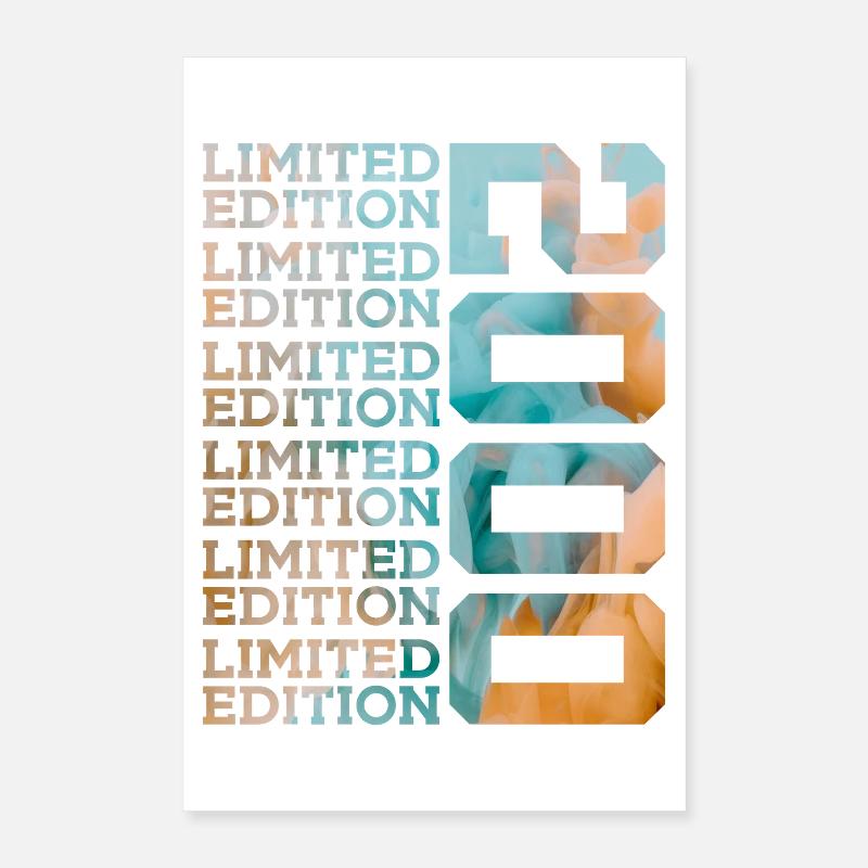 ÉDITION LIMITÉE 2000 26 ANS 26E ANNIVERSAIRE Poster 40 x 60 cm
