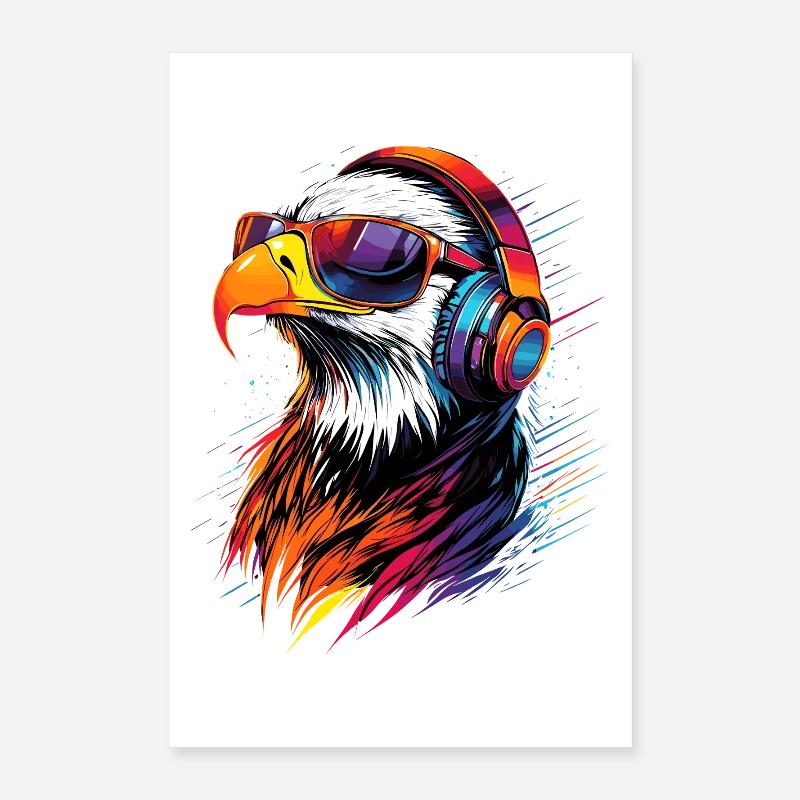 Eagle Bald Eagle Golden Eagle White-tailed Eagle Poster 16" x 24" (40x60 cm)