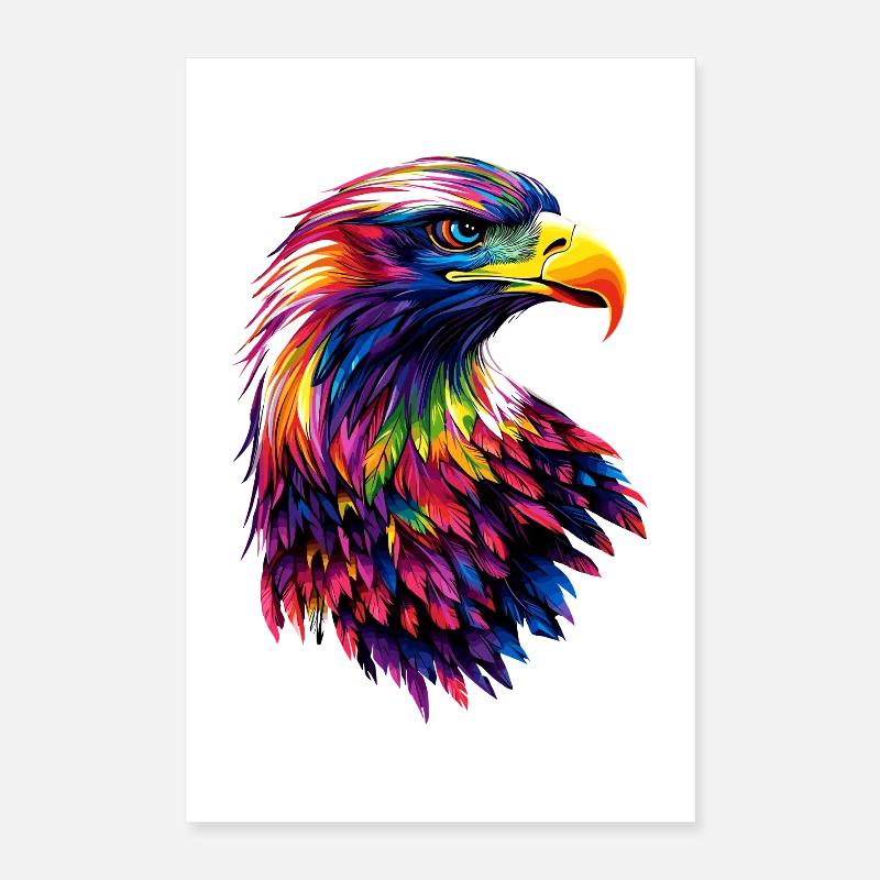 Adler Weißkopfseeadler Steinadler Seeadler Eagle Poster 40x60 cm