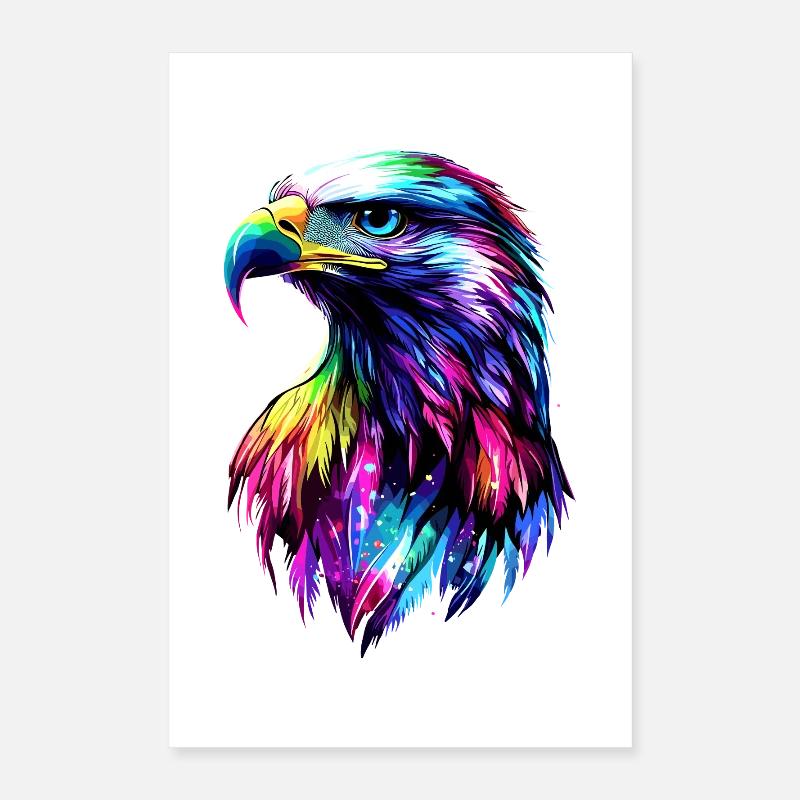Eagle Bald Eagle Golden Eagle White-tailed Eagle Poster 16" x 24" (40x60 cm)