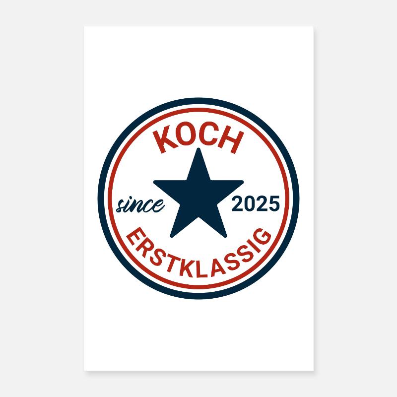 Insigne rétro classique Koch Poster 40 x 60 cm