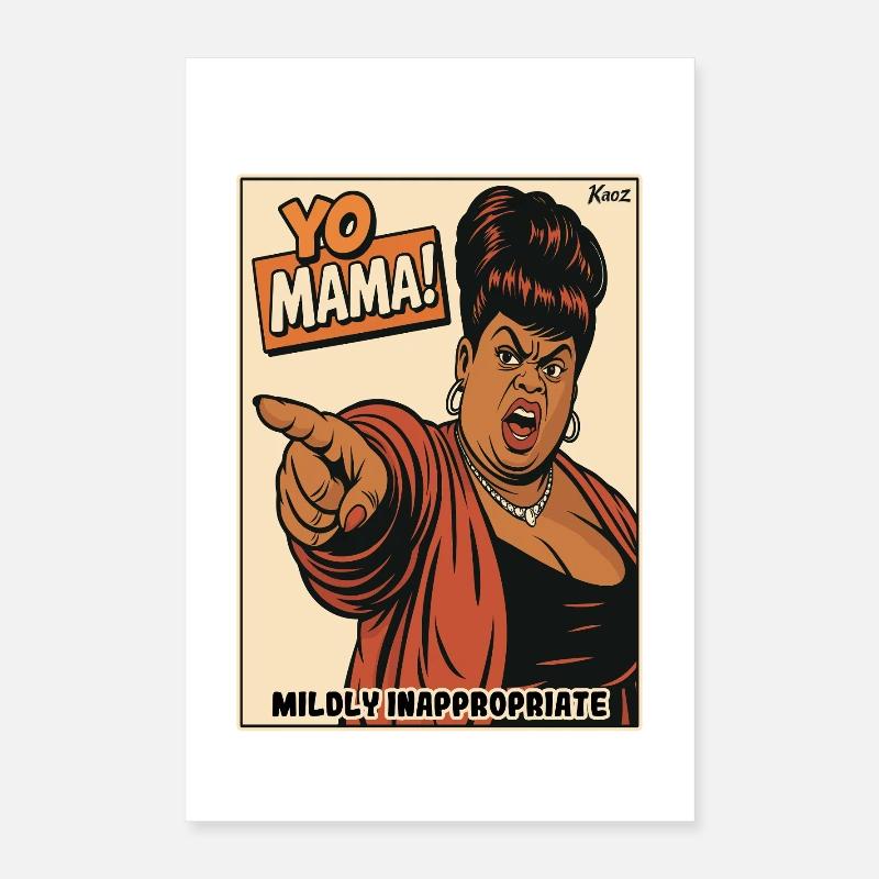Empowered Mom Expresses Authority Poster 16" x 24" (40x60 cm)